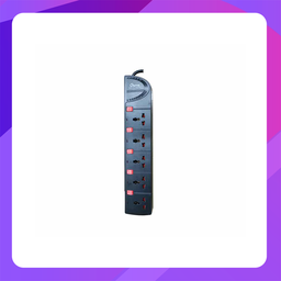 [CS B55] Crome 5 x Surge Protector Universal Sockets 1x On/Off Switch95m)