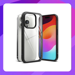 [111202414] Ringke Fusion Bold Case for iPhone 15 Pro Max (Clear Black)