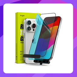 [113500524] Ringke iD Full Glass Screen Protector for iPhone 15 Pro Max