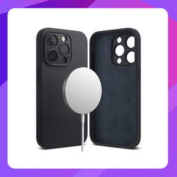 [111202440] Ringke Silicone Magnetic Case for iPhone 15 Pro Max (Deep Blue)