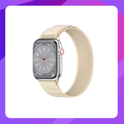 [445000046] SwitchEasy Flex Woven Nylon Watch Loop for Apple Watch 42/44/45/49mm (Starlight)