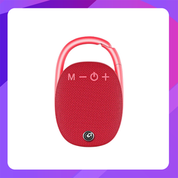 [AC1760003] SONICGEAR SONICGO! CLIPZ Red Portable Bluetooth Speakers