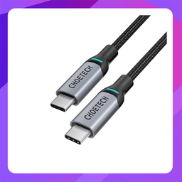 [550600236] Choetech PD100W USB-C to USB-C Nylon Cable XCC-1002 (1.8m) Gray