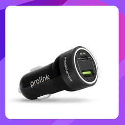 [AC0070124] Prolink 45W 2-Port PD USB Car Charger (PCC24501)