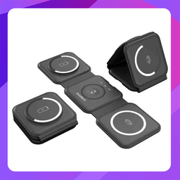 [550900422] Choetech 3-in-1 Foldable Magnetic Wireless Charging Station (T588-F)