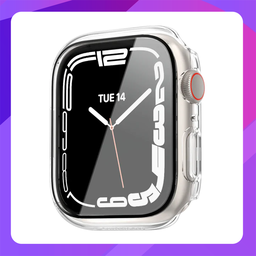 [441200056] SwitchEasy Nude Tempered Glass Hybrid for Apple Watch 7/8