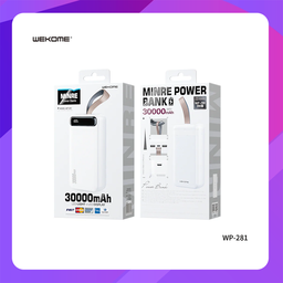 [10020064W] WEKOME WP-281 (30000 mAh) Minre Series Power Bank