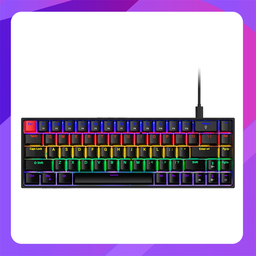 [F3068 (Black)] AULA Wired Mechanical Gaming Keyboard (68 keys) -Black