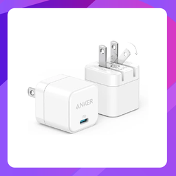 [B2149P22] Anker 2-Pack Fast Charger With Foldable Plug