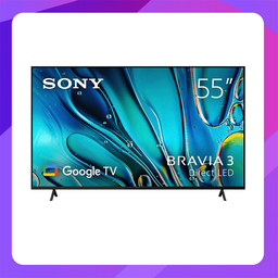 [K‐55S30] Sony BRAVIA 3 55" Class LED 4K HDR Google TV (2024)