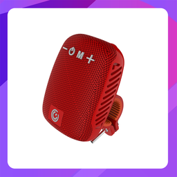 [AC1760035] SONICGO! BikeClipZ Brilliant Red Portable Bluetooth Speakers