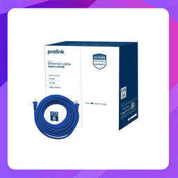 [SN0070038] Prolink UTP Network Cable 23AWG Bare Copper 250MHz, 0.53mm, Blue, 305m (CAT6 23M)/ CAT6/24M