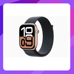 [MWWU3ZP/A] Apple Watch Series 10 (GPS) 46mm - Rose Gold Aluminum Case With Light Blush Sport Band-M/L