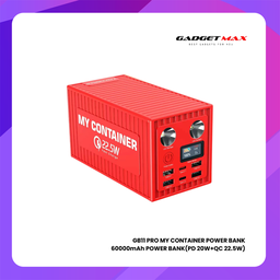 GADGET MAX GB11 PRO MY CONTAINER 22.5W 60000 mAh Fast Charge Power Bank