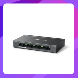 [MS108GP] Mercusys 8-Port Gigabit Desktop Switch with 7-Port PoE+