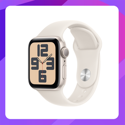 [MXEF3ZP/A] Apple Watch SE(2nd Gen) -40mm -Starlight Aluminum Case With Starlight Sport Band -S/M