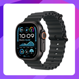 [MX4P3ZP/A] Apple Watch Ultra 2 (Cellular + GPS)-49mm -Balck Titanium Case With Black Ocean Band