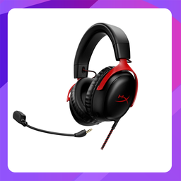 [HP-727A9AA] HyperX Cloud III BLK/RED Gaming Headset