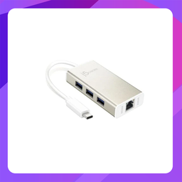 [KAI-JCH471] J5 Create USB Type-C Gigabit Ethernet & Hub Multi..Adapter