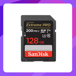 [SDSDXXD-128G-GN4IN] SanDisk Extreme PRO SDHC™ And SDXC™ UHS-I Card, 200MB/s R, 90MB/s W, 4x6 (New)
