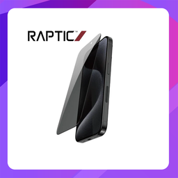 [113500043] Raptic Glass Privacy Coverage for iPhone (iPhone 16 Pro Max)
