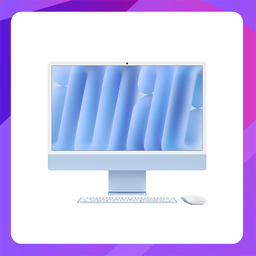 [MWV13ZP/A] Apple iMac 24"-M4 (10C CPU / 10C GPU / 16GB / 256GB SSD)- Blue