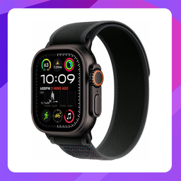 [MX4V3ZP/A] Apple Watch Ultra 2 (Cellular + GPS)-49mm -Black Titanium Case With Black Trail Loop - M/L