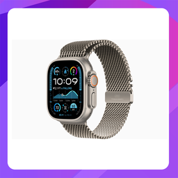 [MX5T3ZP/A] Apple Watch Ultra 2 (Cellular + GPS)-49mm -Natural Titanium Case With BNatural Titanium Milanese Loop -L