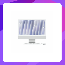 [MD3H4ZP/A] iMac 24" -M4 (10C CPU /10C GPU /16GB / 256GB SSD)-Silver