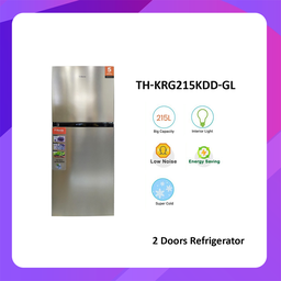 [TH-RG215KDD-GL] T-Home 215 Liter, Two Door (L=21" x D=22" x H=56"),102W