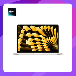 [MW1J3ZP/A] MacBook Air 15" 2025  -M4 (10C CPU / 10C GPU / 16GB / 256GB SSD) - Starlight