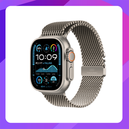[MX4M3ZP/A] Apple Watch Ultra 2 (Cellular + GPS)-49mm -Natural Titanium Case With Natural Titanium Milanese Loop -S