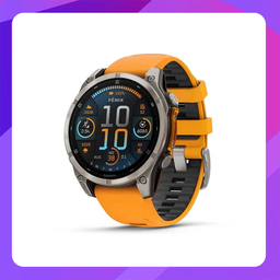 [GM-010-02904-19] Garmin fēnix® 8 - 47mm Sapphire AMOLED Edition, Graphite/Orange