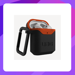 [10242F114097]  UAG Hard Case for Apple AirPods Gen 1/2 (Black/Orange)