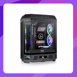 [Tt CA-1Z1-00M1WN-00] Thermaltake The Tower 600 Snow Mid Tower Chassis (Black)