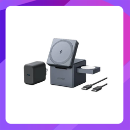 [Y1811PA1] Anker MagSafe Charger Stand 3 in 1 Cube with MagGo Wireless Charging Station