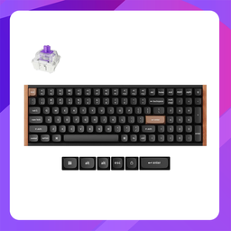 [KYCN-K4H-F1] Keychron K4 HE Wireless Magnetic Switch Custom Keyboard , Black(96%)