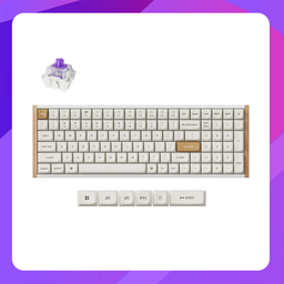 [KYCN-K4H-Q1] Keychron K4 HE Wireless Magnetic Switch Custom Keyboard , White(96%)