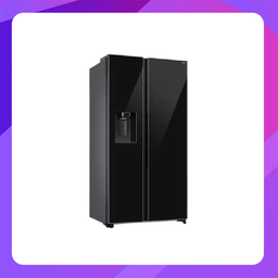 [RS70F65K1BST] Samsung SBS - 2 Door / 635L / All Around Cooling / AI Inverter Compressor / Wifi / (I&W)Dispenser, Glass Door (New)