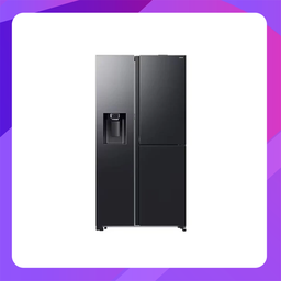 [RS80F65G1FST] Samsung SBS - 3 Door / 627L / All Around Cooling / AI Inverter Compressor / Wifi / (I&W)Dispenser Black (New)