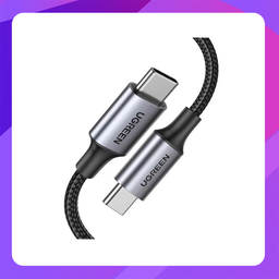 [HK-L509] UGREEN Type C 2.0 Male To Type C 2.0 Male Robot 5A Data Cable (1M)