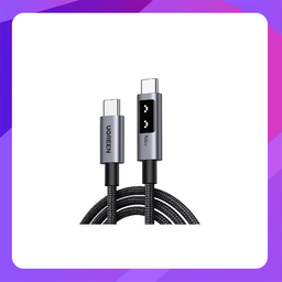 [HK-L509] UGREEN Type C 2.0 Male To Type C 2.0 Male Robot 5A Data Cable (1M)