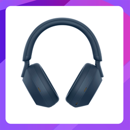[WH-1000XM5(Blue)] SONY WH-1000XM5 Headphones – Wireless Bluetooth Sony Noise Canceling Headphones