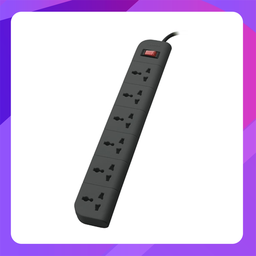 [F9E600zb2Mgry] Belkin 6 Sockets Surge Protector Essential Series (2m)