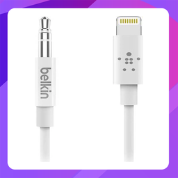 [AV10172bt03-WH] Belkin 3.5mm Audio Cable with Lighting Connector -White