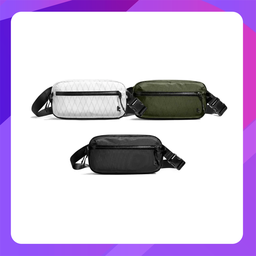 Tomtoc Aviator-T35 X-Pac Chest Bag 2.5L (M Size) Black, White, Green