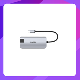 [Y-DK09016] Unitek Y-DK09016 5-in-1 Multimedia USB-C Hub (Supports 4K HDMI and USB-PD 60W)