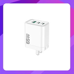 [SF-65A(White)] BARMASO SafeX Charger 65W/30W (White)