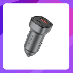 [C23] Foneng C23 A+C 2-Port Zinc Alloy Car Charger (30W)