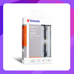 [65684] Verbatim USB 3.2 Type C to Type C Cable (100 cm)